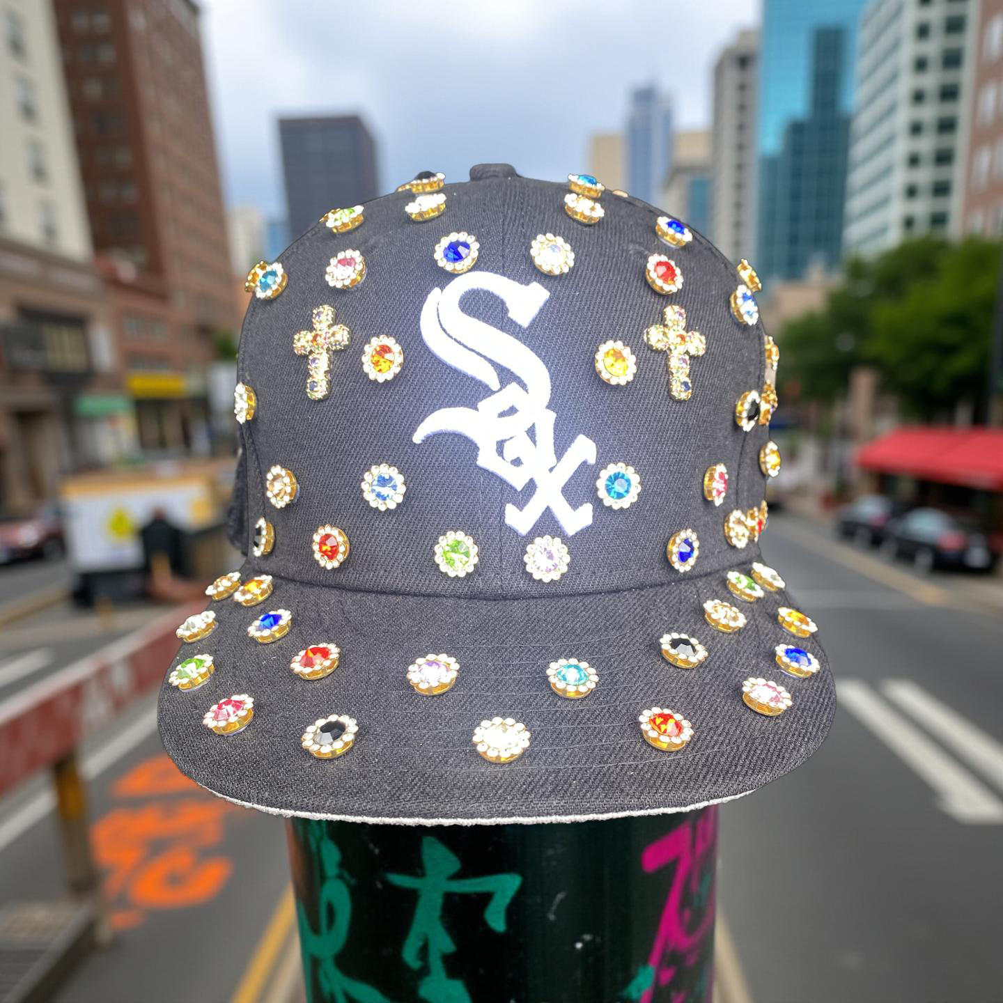 Chicago White Sox (Rhinestoned Fitted)