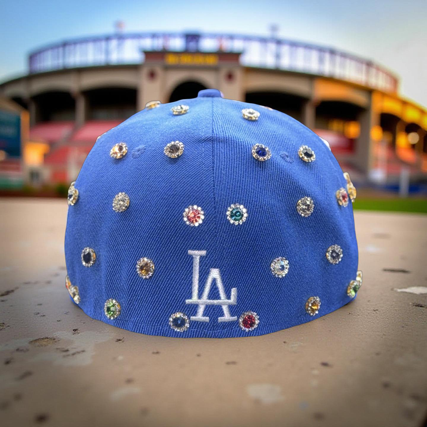 Los Angeles Dodgers (Rhinestoned Fitted)