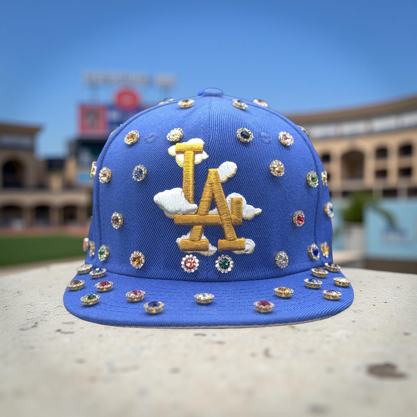 Los Angeles Dodgers (Rhinestoned Fitted)