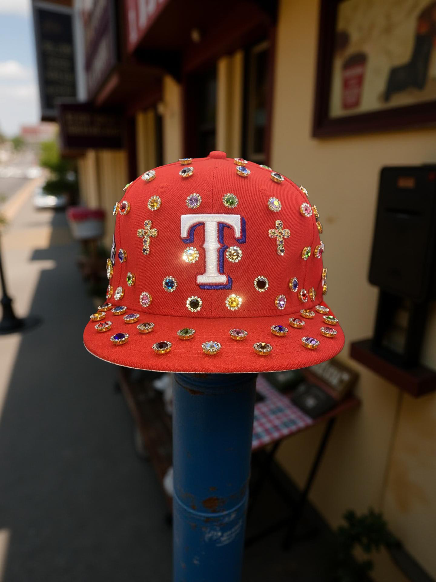 Texas Rangers (Rhinestoned Fitted)