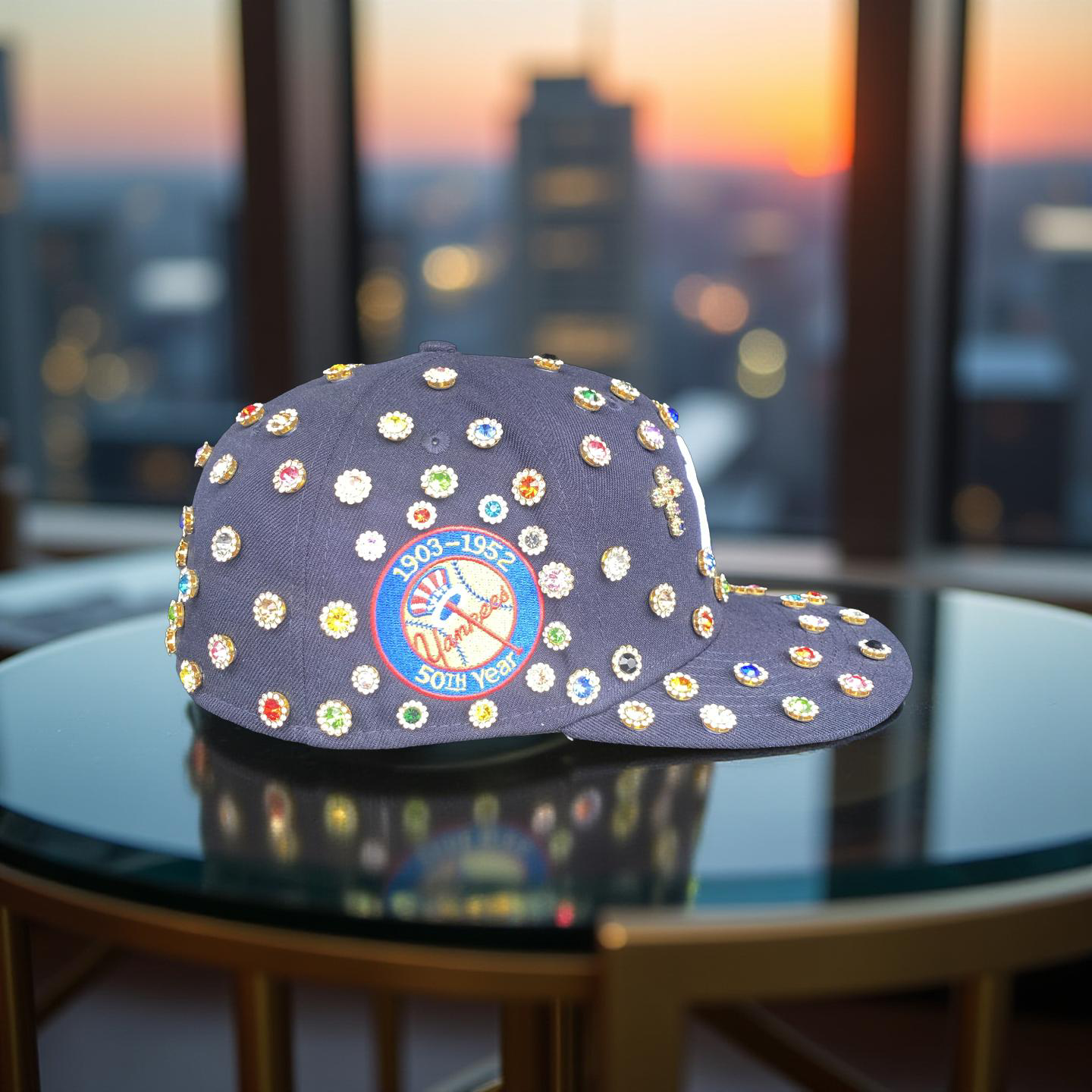 New York Yankees (Rhinestoned Fitted)