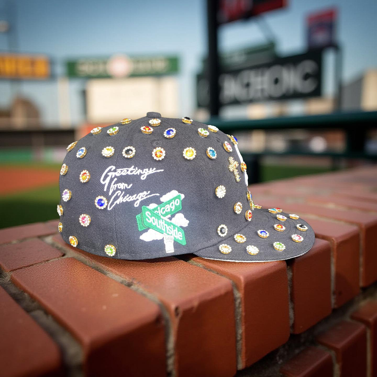 Chicago White Sox (Rhinestoned Fitted)