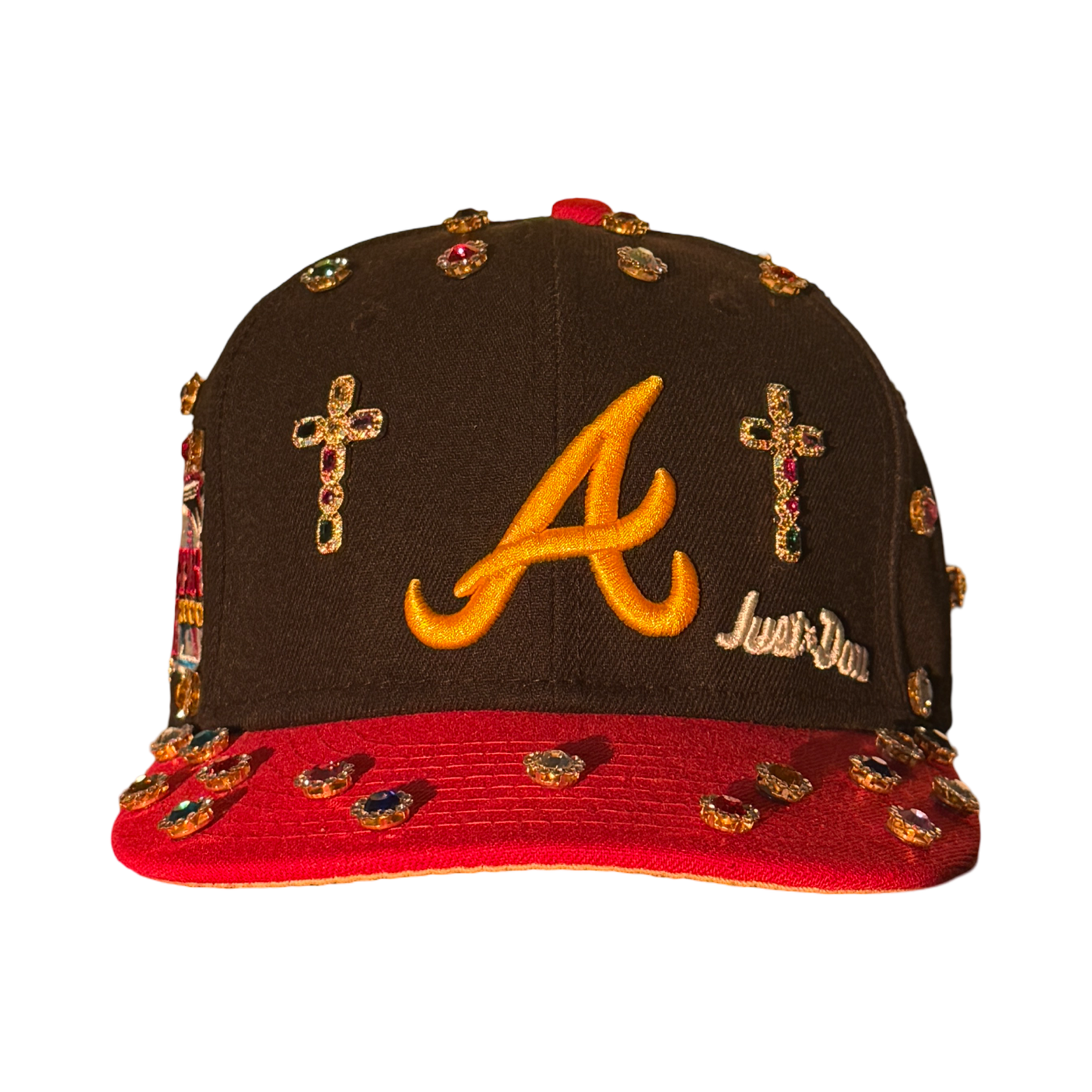 Atlanta Braves (Rhinestoned Fitted)