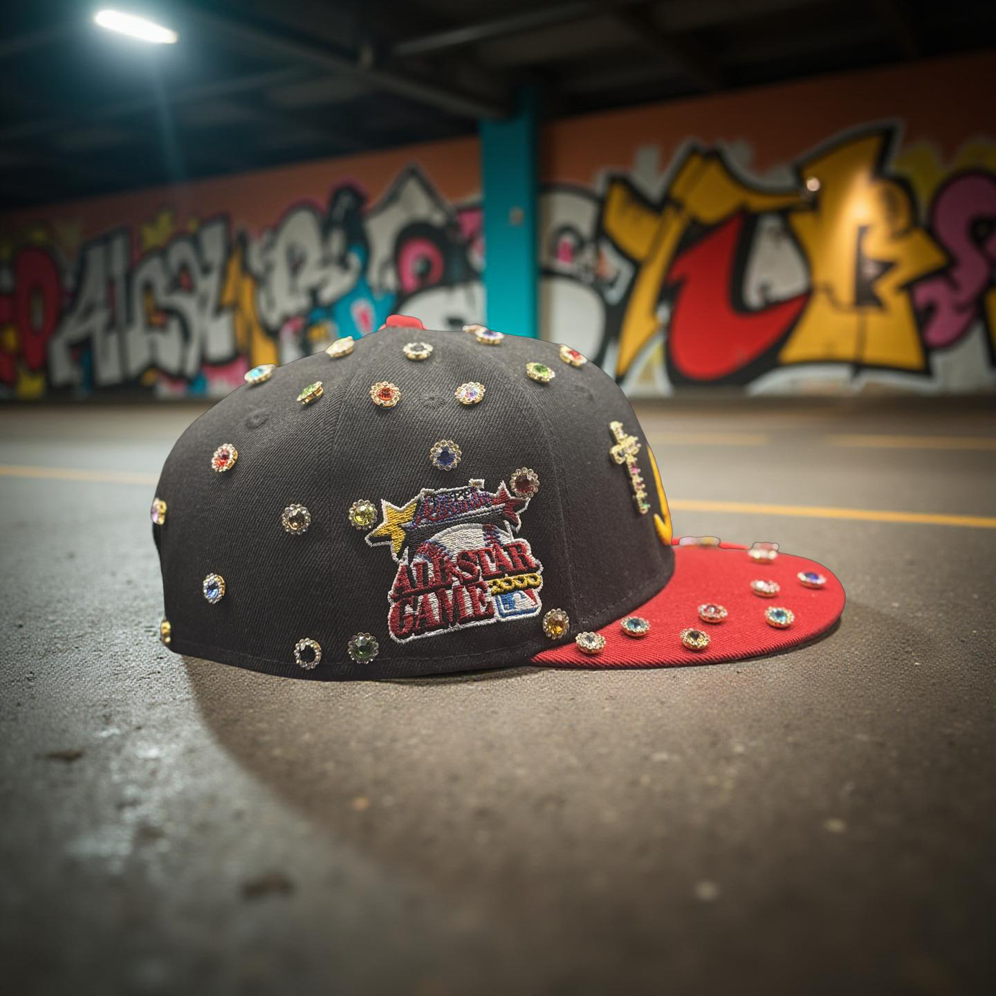 Atlanta Braves (Rhinestoned Fitted)