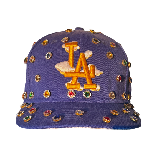 Los Angeles Dodgers (Rhinestoned Fitted)
