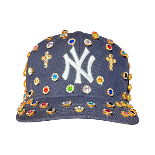 New York Yankees (Rhinestoned Fitted)